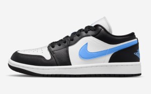 Nike WMNS Air Jordan 1 Low  Black/University Blue ナイキ ウィメンズ エアジョーダン1 ロー  ブラック/ユニバーシティ ブルー