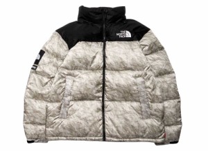 Supreme / The North Face Paper Print Nuptse Jacket  White シュプリーム ザ ノース フェイス ペーパープリント ヌプシ ジャケット  ホ