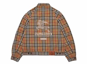 Supreme / Burberry Denim Trucker Jacket  Beige シュプリーム バーバリー デニム トラック ジャケット  ベージュ