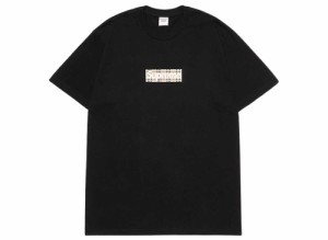 Supreme / Burberry Box Logo Tee  Black シュプリーム バーバリー ボックス ロゴ Tシャツ  ブラック