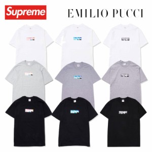 21SS Supreme x Emilio Pucci  Box Logo Tee シュプリーム× エミリオプッチ　　ボックス　ロゴ　Tシャツ　選べるカラー　サイズ【新古品