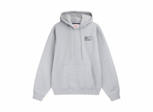 サイズ 選択可Stussy × Nike NRG Hoddie  Grey ステューシー × ナイキ プルオーバー フーディ  グレー S M L XL