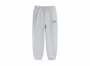 Stussy × Nike NRG Washed Fleece Pant  Grey ナイキ × ステューシー NRG ウォッシュド フリース パンツ  グレー S M L XL【中古】新古