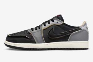 Nike Air Jordan 1 Low OG EX  Black and Smoke Grey ナイキ エアジョーダン1 ロー OG EX  ブラック アンド スモーク グレー【中古】新古