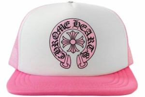 Chrome Hearts SEX TRUCKER CAP Sex Records Horse Shoe PK/ クロムハーツ トラッカー キャップ メッシュ ピンク/ホワイト 【新古品】中