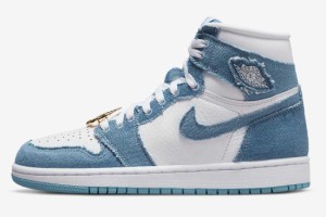 Nike WMNS Air Jordan 1 High OG  Denim ナイキ ウィメンズ エアジョーダン1 ハイ OG  デニム【中古】新古品