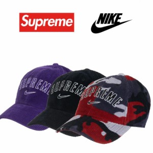 Supreme / Nike Arc Corduroy 6-Panel  シュプリーム ナイキ アーク コーデュロイ 6パネル ブラック パープル レッドカモ