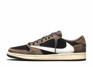 Travis Scott × Nike Air Jordan 1 Low OG SP-T  Black/Dark Mocha トラヴィス・スコット×ナイキ エアジョーダン1 ロー OG SP-T  ブラ