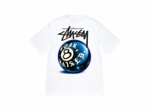 Stussy Born  Raised 8 Ball Tee White ステューシー ボーン  レイズド 8 ボール Tシャツ ホワイト