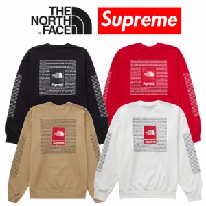 24SS Supreme The North Face Crewneck  シュプリーム ザ ノース フェイス クルーネック スウェット トレーナー Black White Red Khaki【