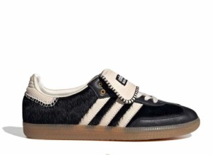 Wales Bonner adidas Samba Pony Tonal Low  Core Black/Cream White ウェールズ・ボナー アディダス サンバ ポニー トーナル ロー コア