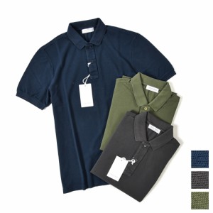 グランサッソ GRAN SASSO 鹿の子ポロシャツ 半袖 春夏 メンズ コットン 100% 3色展開 サイズ S M L XL 2XL 