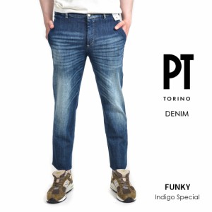 【超目玉】ピーティートリノ デニム PT TORINO DENIM FUNKY ファンキー デニム ジーンズ ストレッチ パンツ メンズ デニスラ Indigo Spec