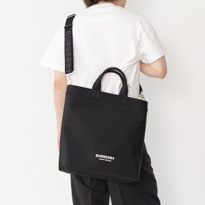 BURBERRY バーバリー バッグ トートバッグ 鞄 アーティ トート 8063497 メンズ 男性 BLACK ブラック 黒 ナイロン A4収納 ロゴ ショルダー