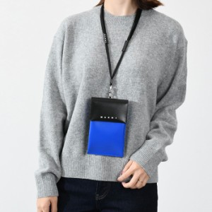 MARNI マルニ ポーチ スマホケース TRIBECA ネックポーチ TEMI0004A4 P3572 TEMI0004A4 P5769 レディース ユニセックス ブラック ブルー 