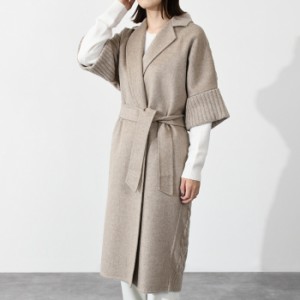 MAX MARA マックスマーラ コート ウール カシミヤ ケーブル 編み ニット ロングコート CESY ニットコート 11316012902 レディース BEIGE 