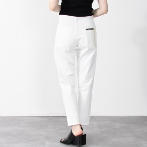 JILSANDER ジルサンダー ボトムス ズボン ツイストデニムパンツ J04KA0105 J46544 レディース PORCELAIN ホワイト 白 デニム シンプル カ