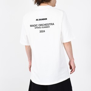 JILSANDER ジルサンダー Tシャツ バックプリント J22GC0173 J46219 メンズ 半袖 WHITE 白 カジュアル シンプル コットン 人気 おすすめ 