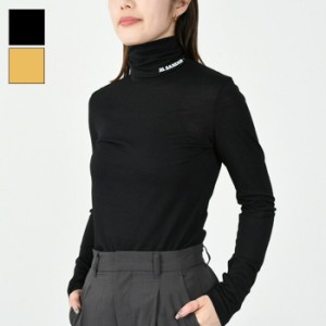 JILSANDER ジルサンダー トップス ハイネックTシャツ J40GC0020 J70021 レディース オレンジ ブラック 長袖 ハイネック タートルネック 