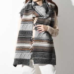 CHLOE クロエ ロングワイドマフラー CHC22AME01620 レディース 女性 GREY MULTICOLOUR グレー マルチカラー マフラー カシミア ウール カ