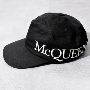 ALEXANDER MCQUEEN アレキサンダー マックイーン キャップ 帽子 メンズ 632896 4105Q ブラック ギフト プレゼント