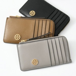 TORY BURCH トリーバーチ トップジップ カードケース 小銭入れ 定期ケース ロビンソン  87162 レディース ブラック グレージュ ブラウン 