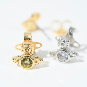 Vivienne Westwood ヴィヴィアン ウエストウッド アクセサリー ピアス LONDON ORB 62010220 レディース シルバー グリーン ゴールド ライ