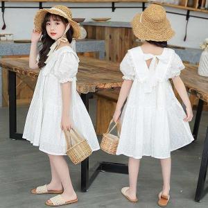 ワンピース 半袖 子供服 春夏 キッズワンピース 膝丈ワンピース チュニック 子供ドレス 結婚式 お姫様 ジュニア おしゃれ 可愛い 薄手 新
