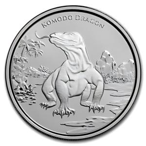2022年　トケラウ　コモドドラゴン　純銀　1オンス銀貨 2022年 トケラウ コモドドラゴン 純銀 1オンス銀貨 2022