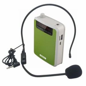 Rolton K300 ポータブル ボイス アンプ ベルト クリップ ヘッドセット マイク ラジオ サポート Fm TF Mp3 スピーカー
