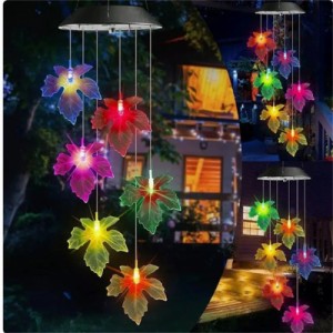 ソーラー Led 風鈴ライトさまざまな色のライト屋外防水吊り下げ風鈴ランプ装飾ランプ