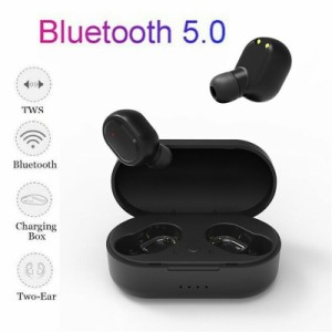 M1 Bluetooth互換ヘッドセットワイヤレスイヤフォン、iPhone Xiaomi HuaweiSamsungと互換性のある5.0イヤホンノイズキャンセリングマイク