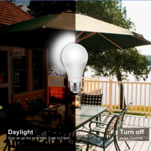 屋内および屋外10W夕暮れまでBR30 LED電球ライト自動ターンオフ