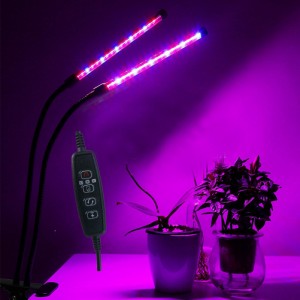 40 LED二重管植物は、室内水栽培野菜栽培（赤色と青色のライトと光を成長させる）