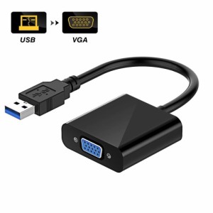 USB 3.0からVGAアダプタへのUSB USBからVGAビデオグラフィックカードへの表示PCラップトップ用の外部ケーブルアダプタ