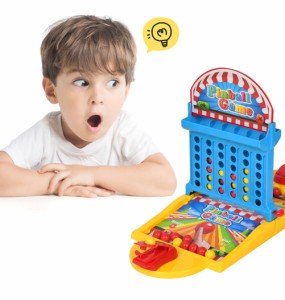 子供のピンボールゲームのおもちゃセット+ 36pcs丸いボール子供のインタラクティブな濃度を高めるデスクトップゲームのおもちゃ