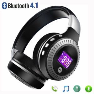 Bluetooth 4.1 ワイヤレスヘッドセット  ステレオ ヘッドフォン 折り畳み式 超低音イヤホン