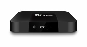 TX3ミニアンドロイド7.1スマートテレビボックスamlogic S905WクアッドコアセットトップボックスH.265 4K WiFiメディアプレーヤー
