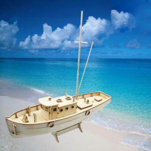 組み立てられたNurkse漁船モデリング子供DIYパズル玩具