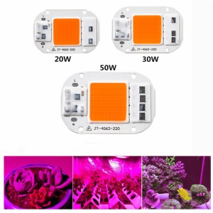 フルスペクトル20W / 30W / 50W LEDの穂軸は屋内苗の波長380-840nmのためのライトを育てます