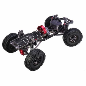 1/10クローラーAXIAL SCX10 Rcカーシャーシ用313mmホイールベース用CNCアルミメタルカーボンフレームボディ