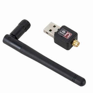 ミニUSB Wifiアダプター150Mbps 2dB WiFiドングルMT7601 Wi-fiレシーバーワイヤレスネットワークカード802.11b / n / g高速Wifiイーサネ