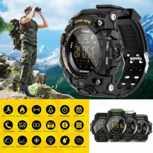 防水EX16Sスマートスポーツウォッチブルートゥース歩数計メンズ腕時計