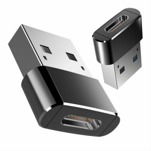 USB-Cオス型C to USBアダプタ2.0 Aメスデータコンバータコネクタアダプタ