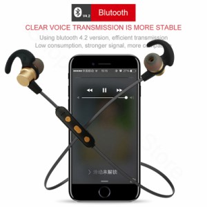 ワイヤレスステレオBluetoothイヤホンネックバンドスポーツイヤホンAuriculare CSR Bluetoothすべての電話