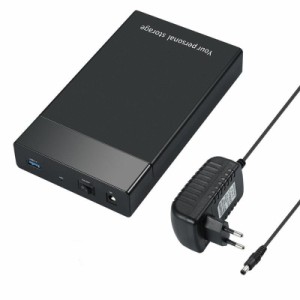 USB 3.0 to SATAIII 2.5インチ3.5インチハードドライブエンクロージャ外付け6Gbps HD SSD HDDケース（2.5インチ、3.5インチ）ラップトッ