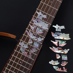 動物植物パターンギター指板指板ステッカーギターデカール装飾