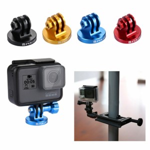 GoPro HERO 6 5 4 3 3+ 2 1 PULUZ CNCビデオカメラ用アルミニウム三脚マウントアダプター用