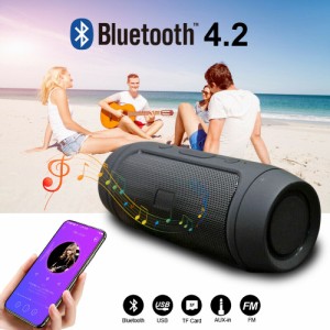 ミニ Bluetooth スピーカー ワイヤレス 屋外 ステレオ ベース スピーカー USB TF FMラジオ