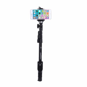 SelfieはGoProのカメラのための手持ち型のMonopodの電話ホールダーのブルートゥースシャッターを付けます